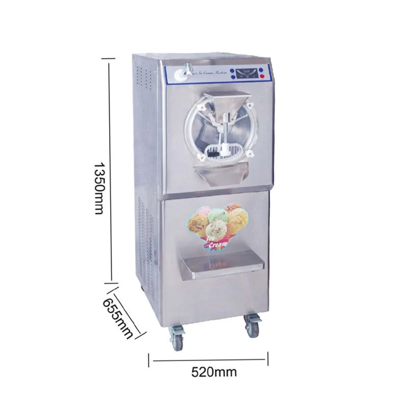 15 litros máquina de sorvete duro comercial grande capacidade frio gelado sundae freezer iogurte fabricante