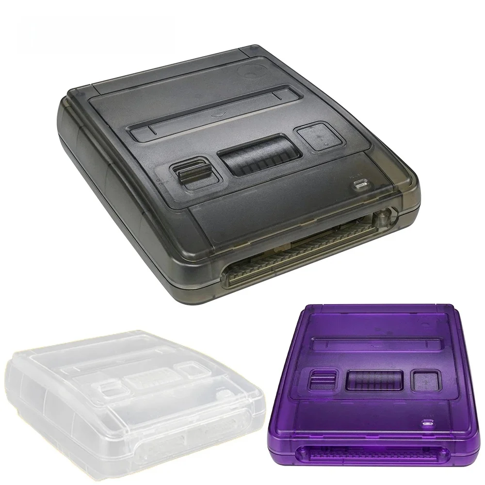 Bitfunx SFC Ersatzgehäuse Transparente Box für Super Famicom Konsole Super NES Spielekonsole
