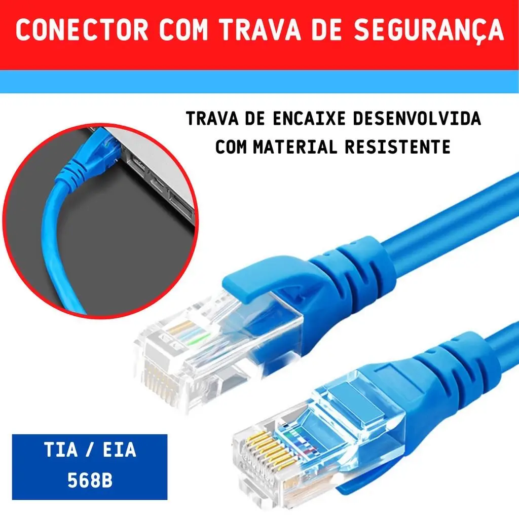 Cabo para Internet das Coisas, Internet das Coisas, Rj45, 2 Metros