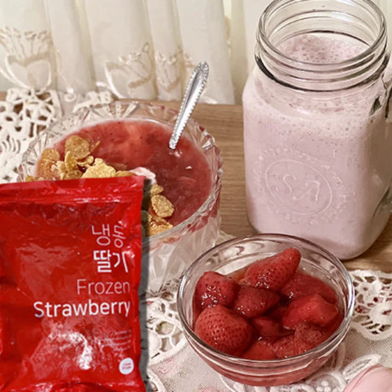 1kg of large-frozen strawberries