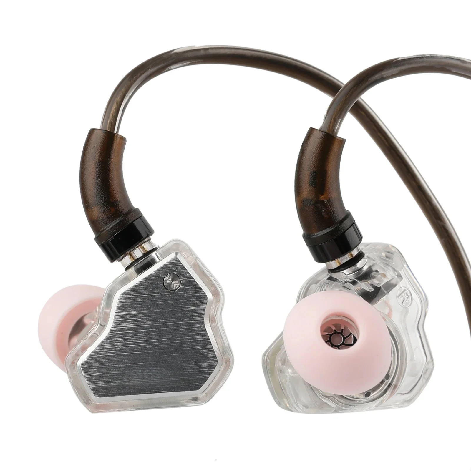 7 Hz x Crinacle Zero 2 Przewodowe słuchawki douszne IEM Zaktualizowane słuchawki douszne z dynamicznym sterownikiem 10 mm Słuchawki do gier z kablem OFC IEM dla muzyka — zdjęcie produktu 7