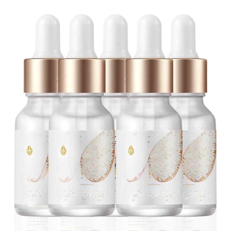 5 stücke Bioaqua Reis rohe Pulpe Gesicht Serum Hyaluron säure Gesicht Essenz feuchtigkeit spendende