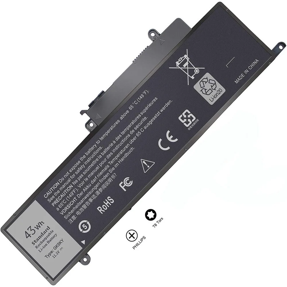

Новый OEM аккумулятор GK5KY 11,1 В 43 Втч для DELL Inspiron 13 дюймов 7000 серии 7347 7348 7352 7353 7359 11 дюймов 3147 3148 15 дюймов 7558 04K8YH 92NCT