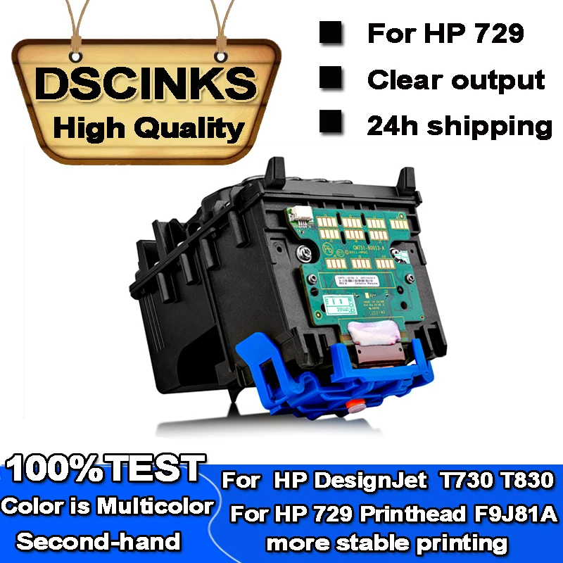 

Compatible with F9J81A For HP 729 printhead 1PCS 100% tested for HP DesignJet T730 T830 Print Head 729