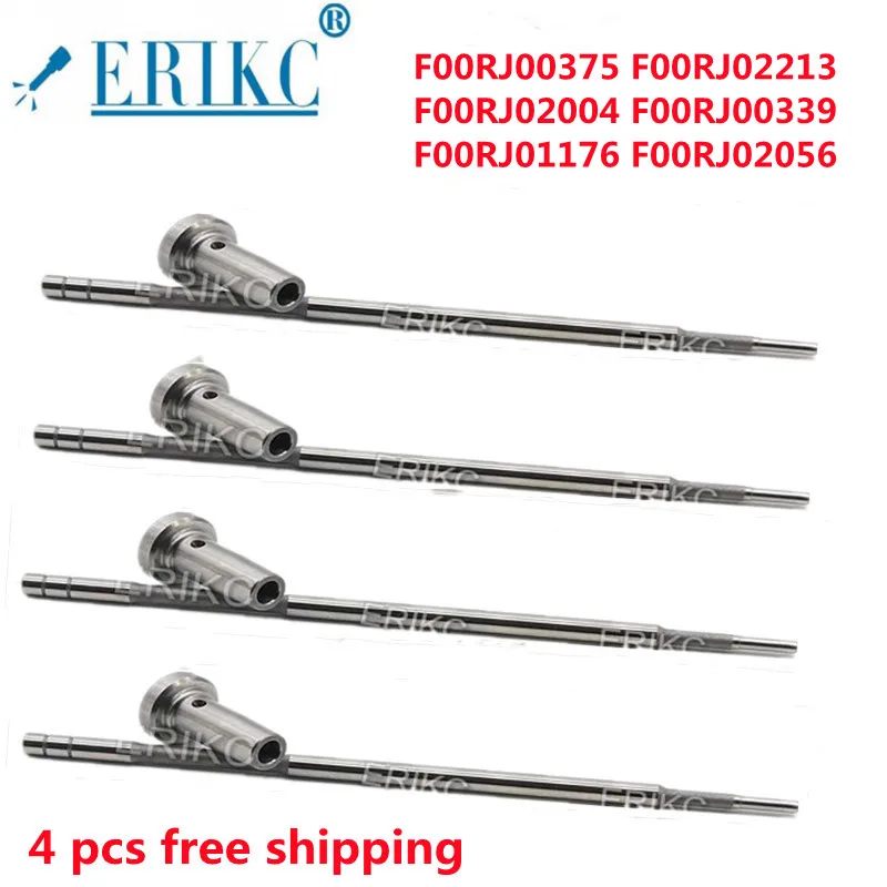 

ERIKC 4 шт. F00RJ00375 F00RJ02213 F00RJ02004 F00RJ00339 F00RJ01176 F00RJ02056 Клапан Common Rail инжектора