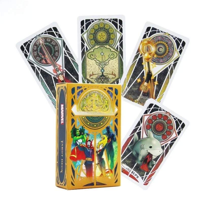 Marvel's Spider-Man Captain America Doctor Strange Randapparatuur Tarotkaarten Creatieve Familiefeest Entertainment Games Solitaire - afbeelding 2