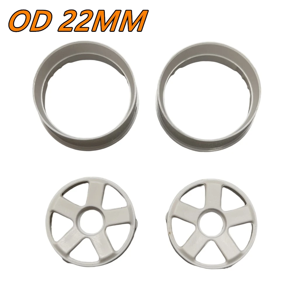 BM RACING BMR-X 22MM OFFSET CHANGEABLE 5 SPOKE RIM 2 PCS WHITE BMRX026-1W