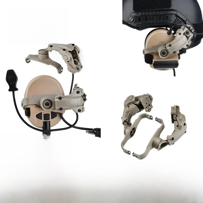 WADmersible-Adaptateur de montage de casque à rotation rapide DulFast, support rapide de casque pour téléphone de sauna Comtact Sordin, base de rail de coque Wendy