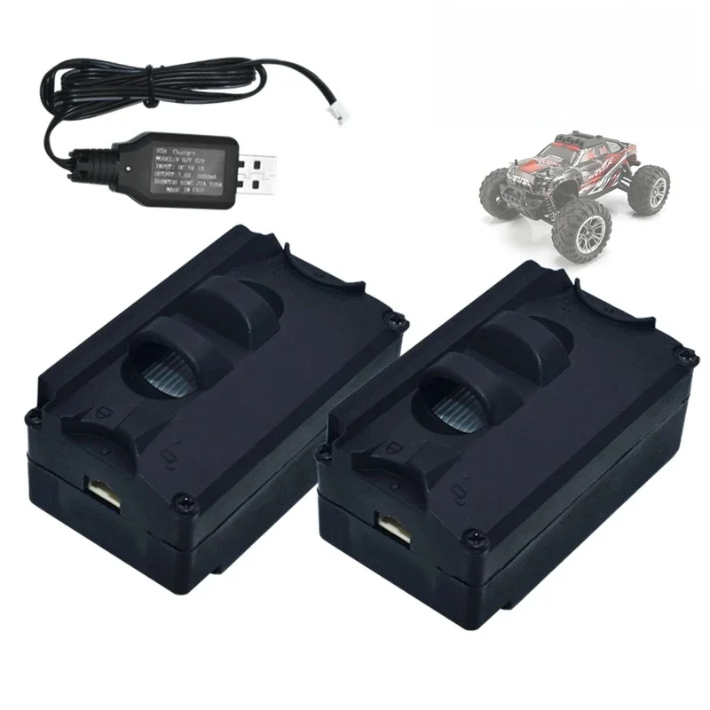 7,4V 850mAh Li-Ionen-Akku für KF11 RC-Auto-Ladegerät KF11 4WD Ferngesteuertes Fahrzeug-Ladegerät Ferngesteuertes Auto-Akkuladegerät
