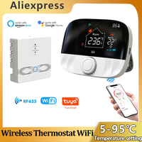 Tuya Smart WiFi Wireless Thermostat for Floor Heating Water Gas Boiler Home Room Programmable Temperature Controller