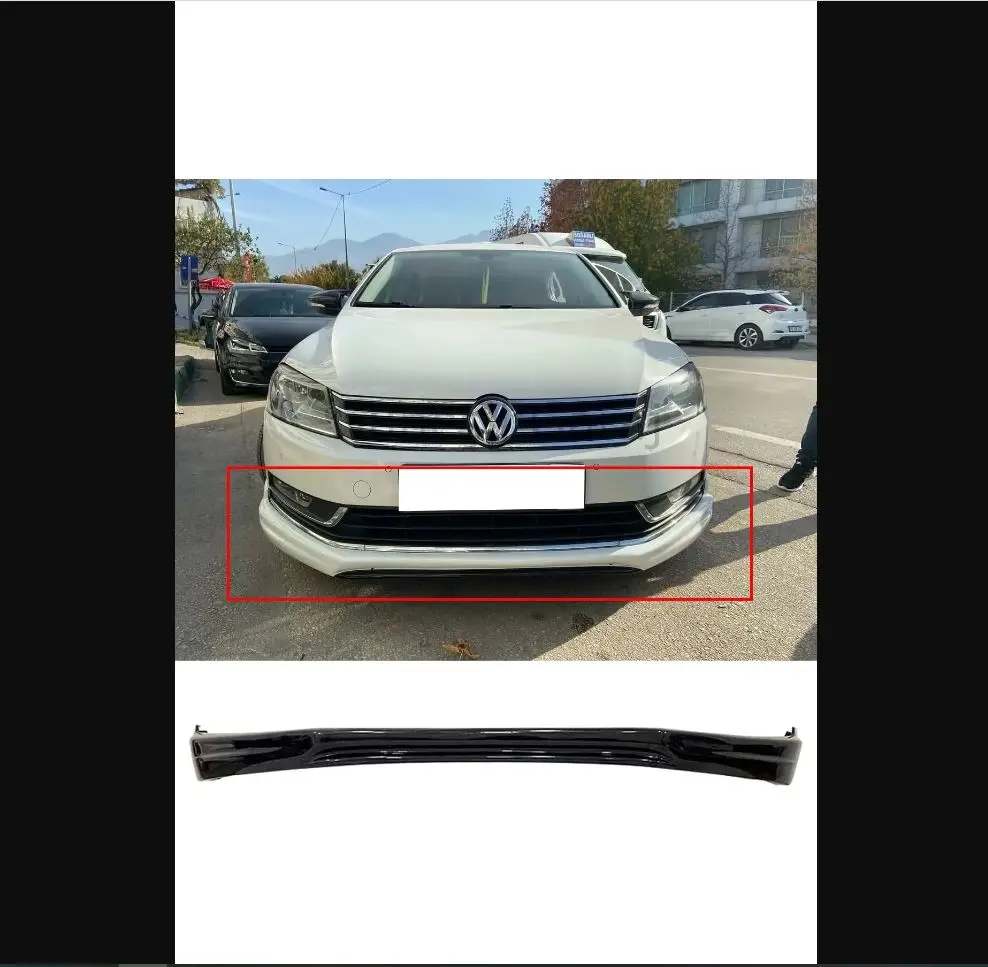 

For VW Volkswagen Passat B7 Front Insert 2011 2012 2013 2014 Compatible Plastic Front Lip - Sporty Racer Body Kit Spoiler Wings