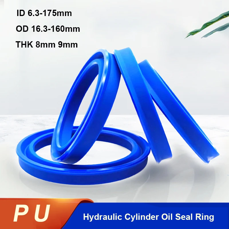 ID 6.3-175mm Polyurethane Hydraulic Cylinder Oil Sealing Ring UHS/UN/UNS Type Shaft Hole General Sealing Ring Gasket(IDxODxTHK)