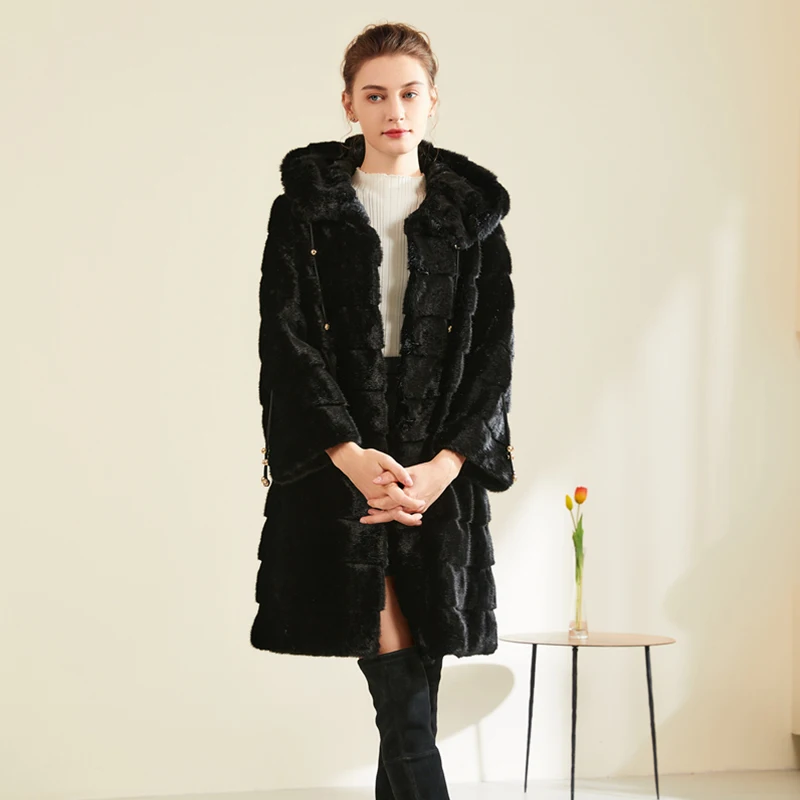 Faux Fur Jas Voor Vrouwen Lange Mouwen Jasje Faux Fur Warm Winter Pocket Overjas Vrouwelijke Kleding