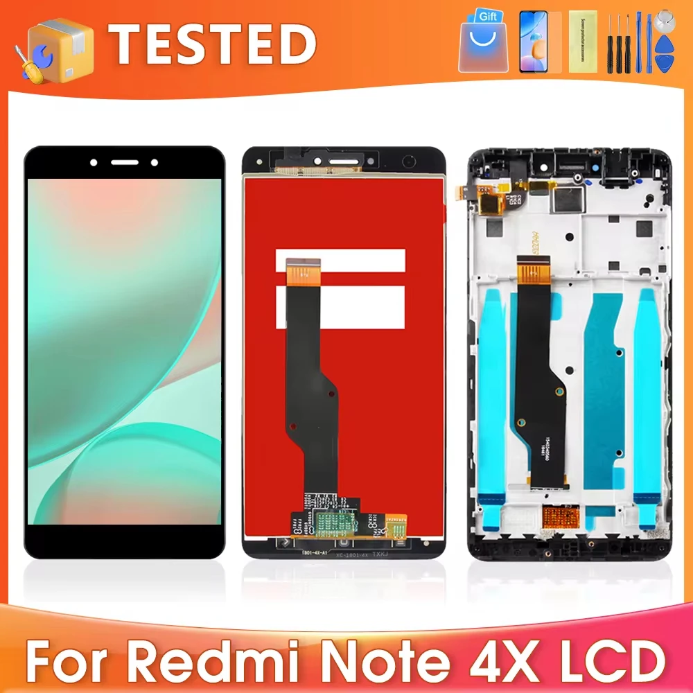 

5.5''NEW Original For Xiaomi Redmi Note 4X For Redmi Note4X LCD Display Touch Screen Digitizer Assembly Replacement