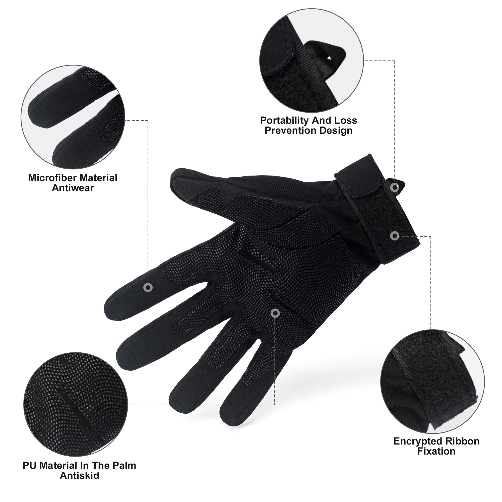 MARDINGTOP-Gants de sport de plein air pour hommes, coordonnants, doigt complet, adaptés au tir au paintball, airsoft, saut de vélo