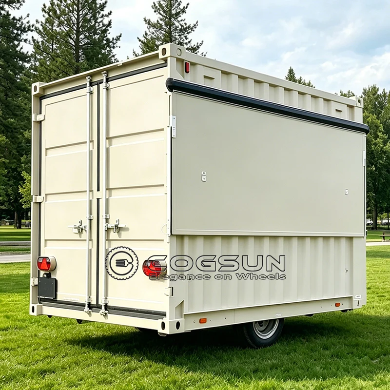 

COGSUN New Model Pop-up Container Kitchen Restaurant Luxury Fully Equipped BBQ Ice Cream Coffee Restaurant Bar Food Trucks