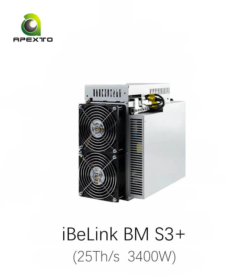 

NEW 2025 iBeLink BM S3+ 25Th/s 3400W Siacoin Miner ORIGINAL