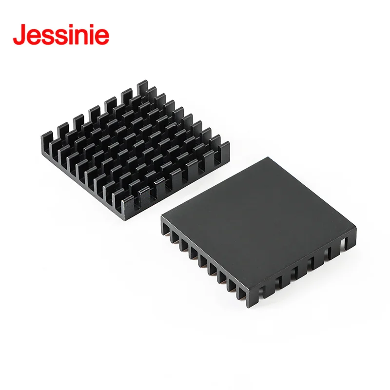 100Pcs/1pc 28*28*6mm Aluminum Alloy Heatsink Radiator Heat Sink Electronic Chip IC Cooling Radiator Cooler for CPU RAM GPU PCB