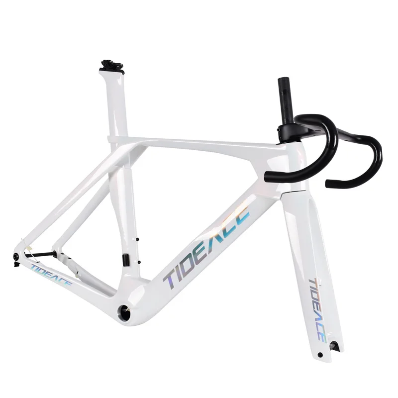 ARES Super Toray T1000 UD Light Weight Carbon Road Frame Cycling Bike Disk Brake Bicycle Racing Frameset Racing Team Bike