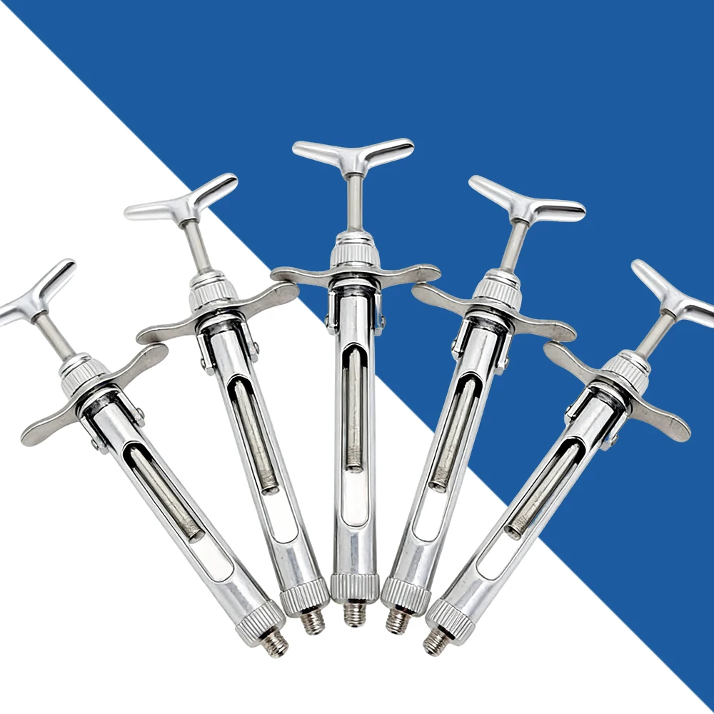 

2.2ml Stainless Steel Dental Syringe with Quantitative Dispenser for Precise Medical and Dental Dosing