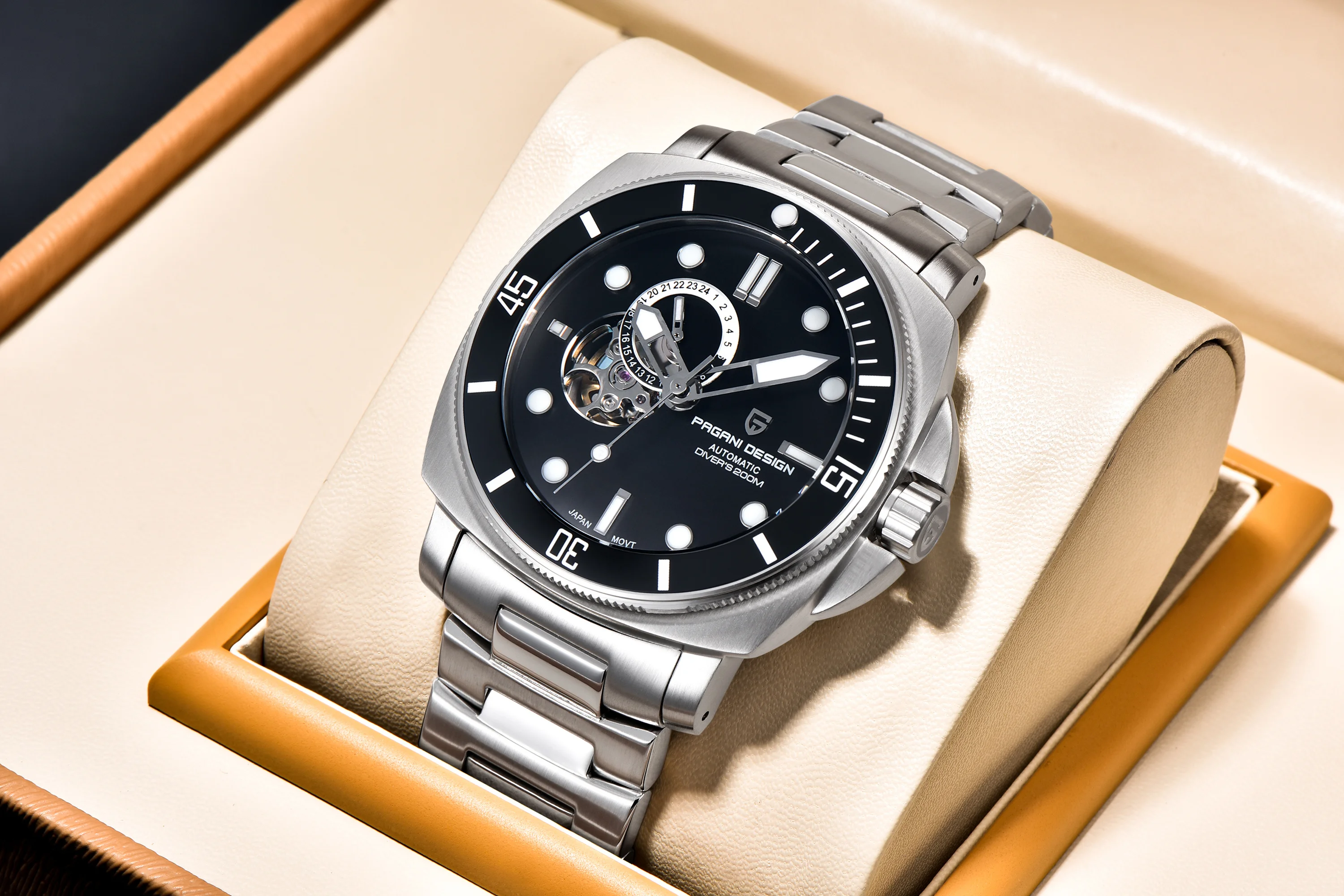 2026 New PAGANI DESIGN Brand Automatic Luxury Watch For Men Mechanical Japan Movt Men Watch 100M Waterproof 316L All Steel Watch