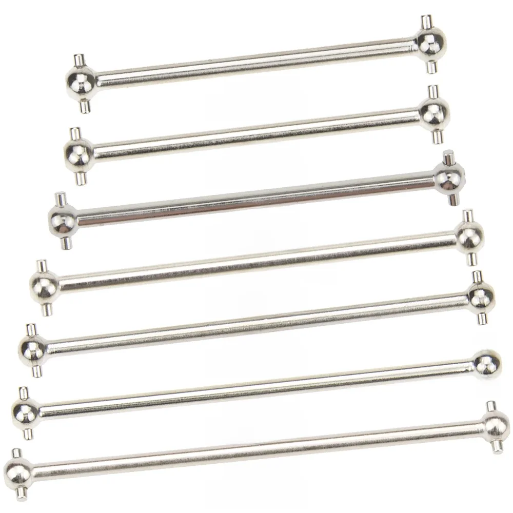 2 sztuk/4 sztuk metalowy wał napędowy Dogbone całkowita długość 61mm 63mm 70mm 77mm 84mm 87mm 89.5mm 100mm dla RC Car hsp Wltoy Redcat — zdjęcie 2