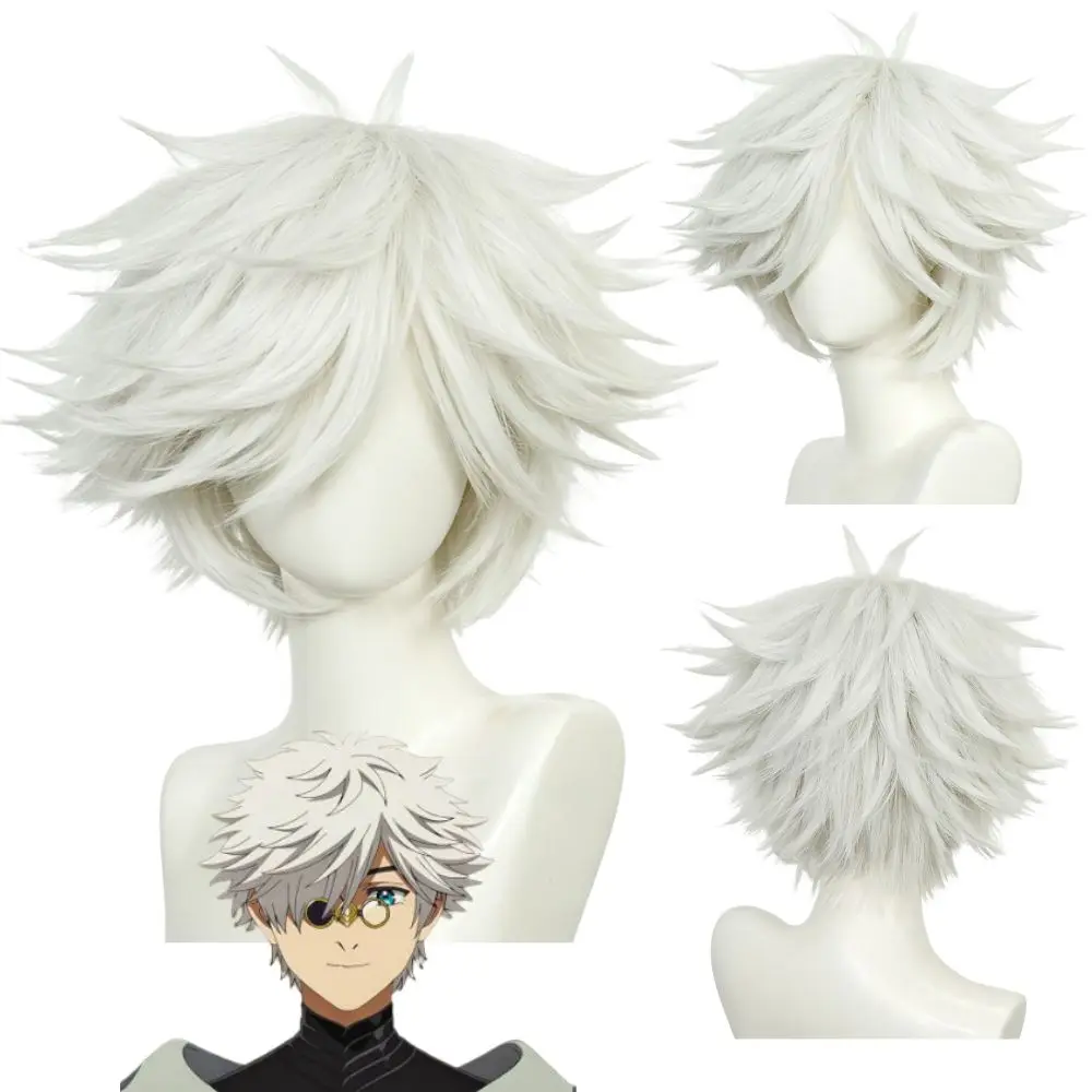 Qifrey Wigs Cosplay Witch Hat Atelier Olruggio Costume Headgear Headwear Set Men Male Fantasia Clothing Halloween Party Props