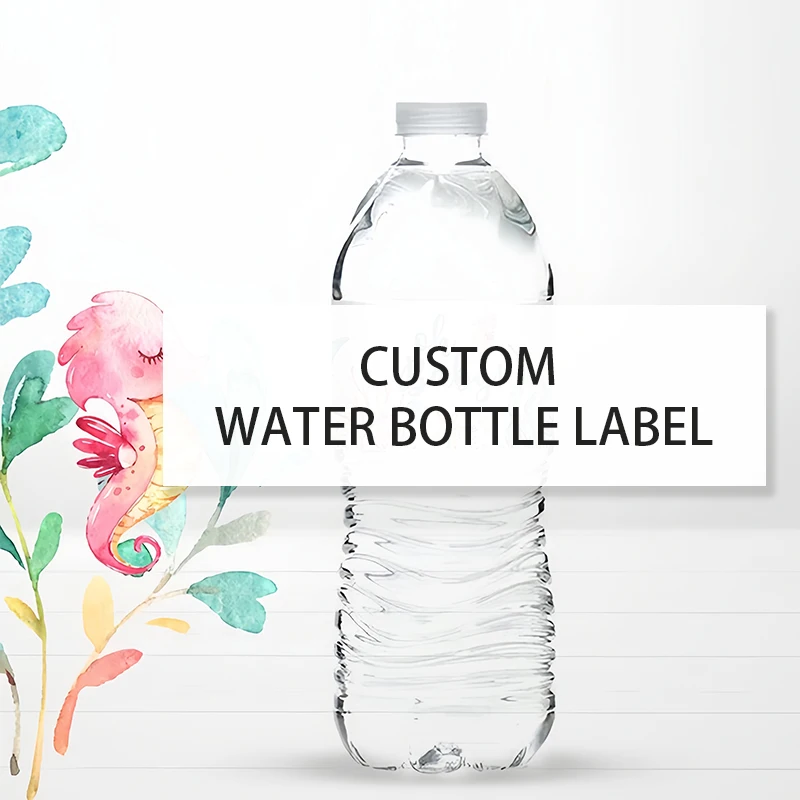 Custom Water Bottle Labels Stickers Personalized Name Date Wedding Birthdays Baptism Wedding Bar Mitzvah Decoration