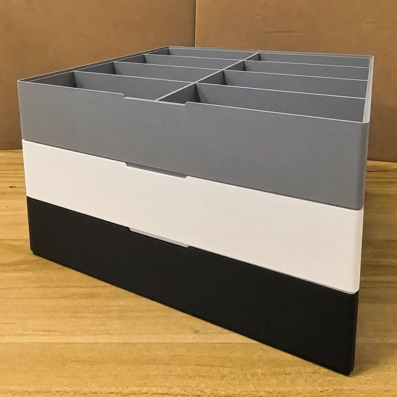 1PCS For MINI GT Model Car 8 Slot Stackable Display Case PVC Box Storage Holder Original Package Compatible Organizer Container
