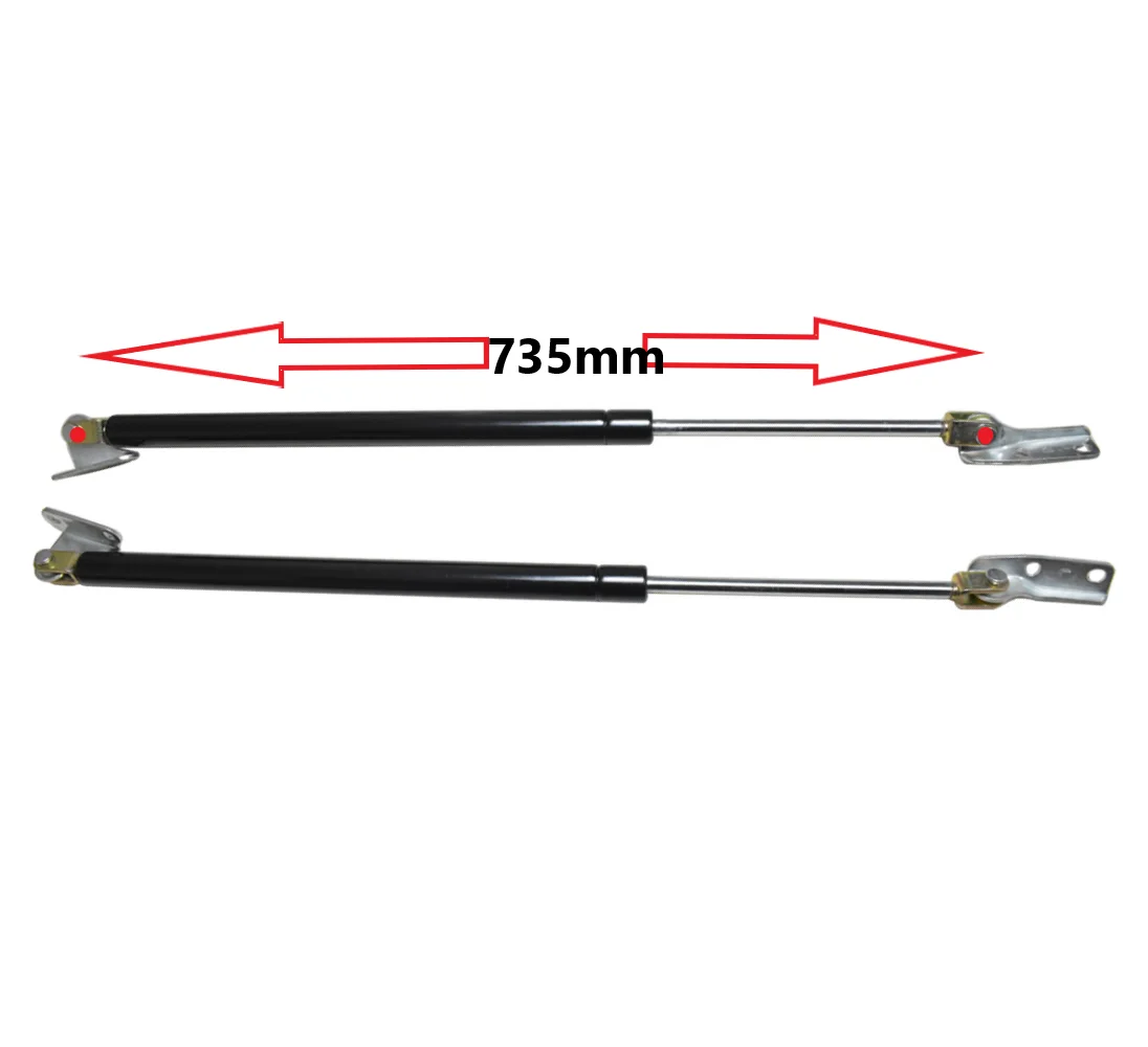 2x Dampers for Toyota Hiace Regius Granvia Van 1989-2004 H100 Standard Roof Left&Right Lift Support Tailgate Gas Struts 735mm