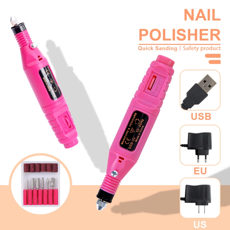 Nail Set UV LED Lamp Dryer With Soak-off Nail Gel Polish Kit Soak Off Manicure Tools Set electric Nail drill Nail Art Tools Sets