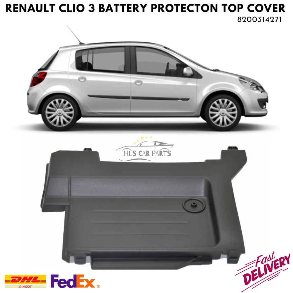 Renault Clio 3 Batterij Bescherming Top Cover 2004-2010 Model Jaar 8200314271 Gratis Verzending