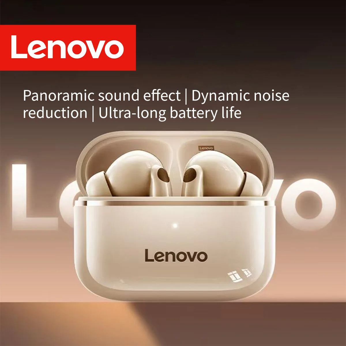 Lenovo EA230 Wireless Earbuds Bluetooth5.4 TWS Earphones Stereo Sound Low Latency Clear Call Long Battery Life Touch Control TWS