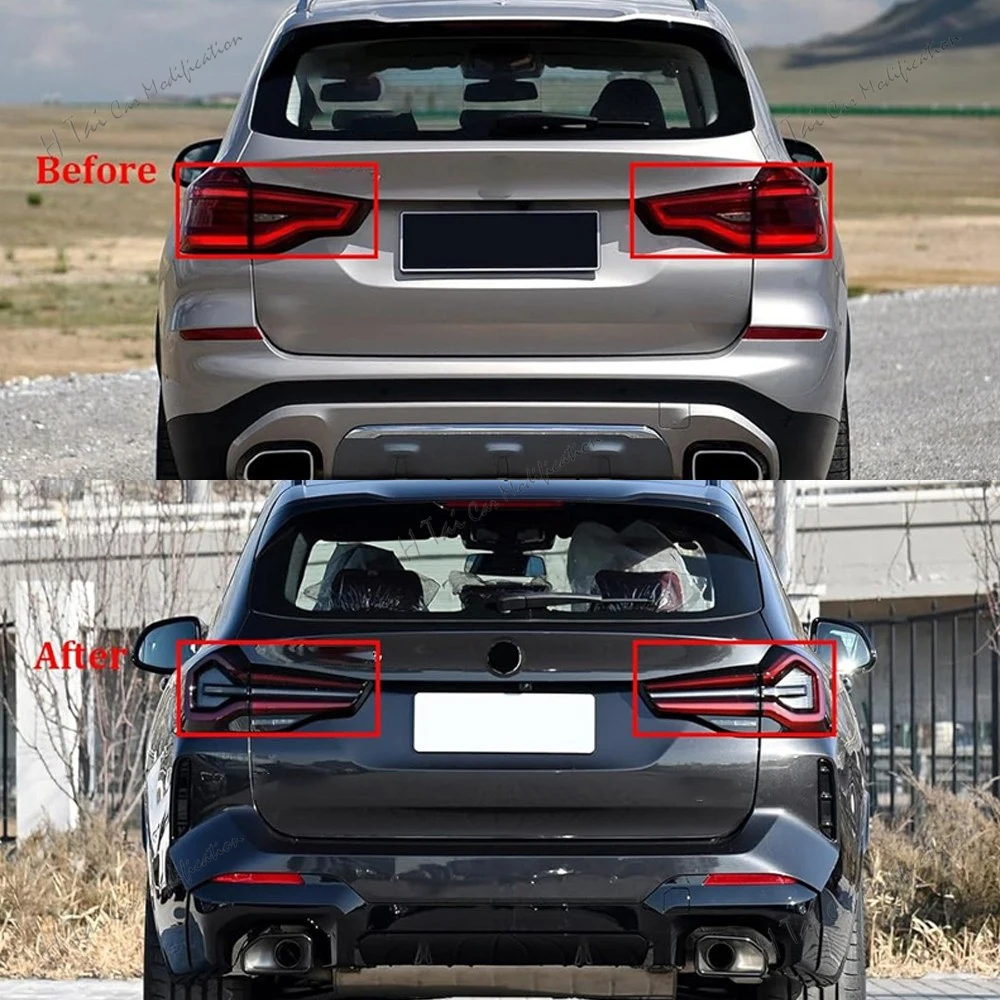 LED Tail Lights For BMW X3 G01 G08 2018 2019 2020 2021 Rear Lamps Taillights Fog Lights Dynamic Turn Signal Car Light Assemblies