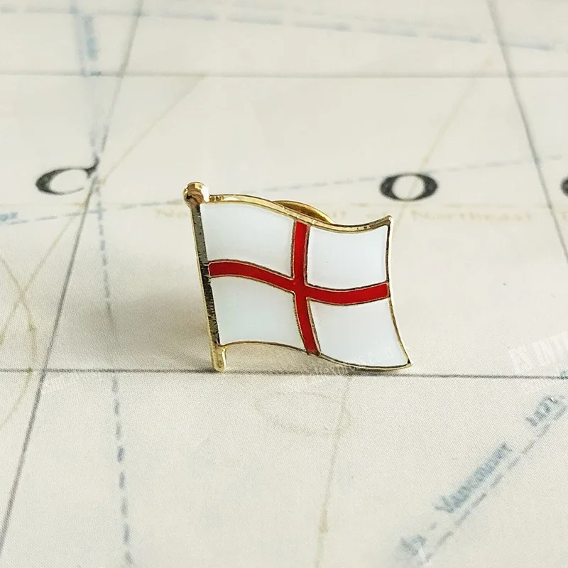 Flaga narodowa anglii przypinki na klapę przezroczysta żywica epoksydowa metalowa emaliowana przypinka farba broszka pamiątka garnitur osobowość pamiątkowe prezenty — zdjęcie 2