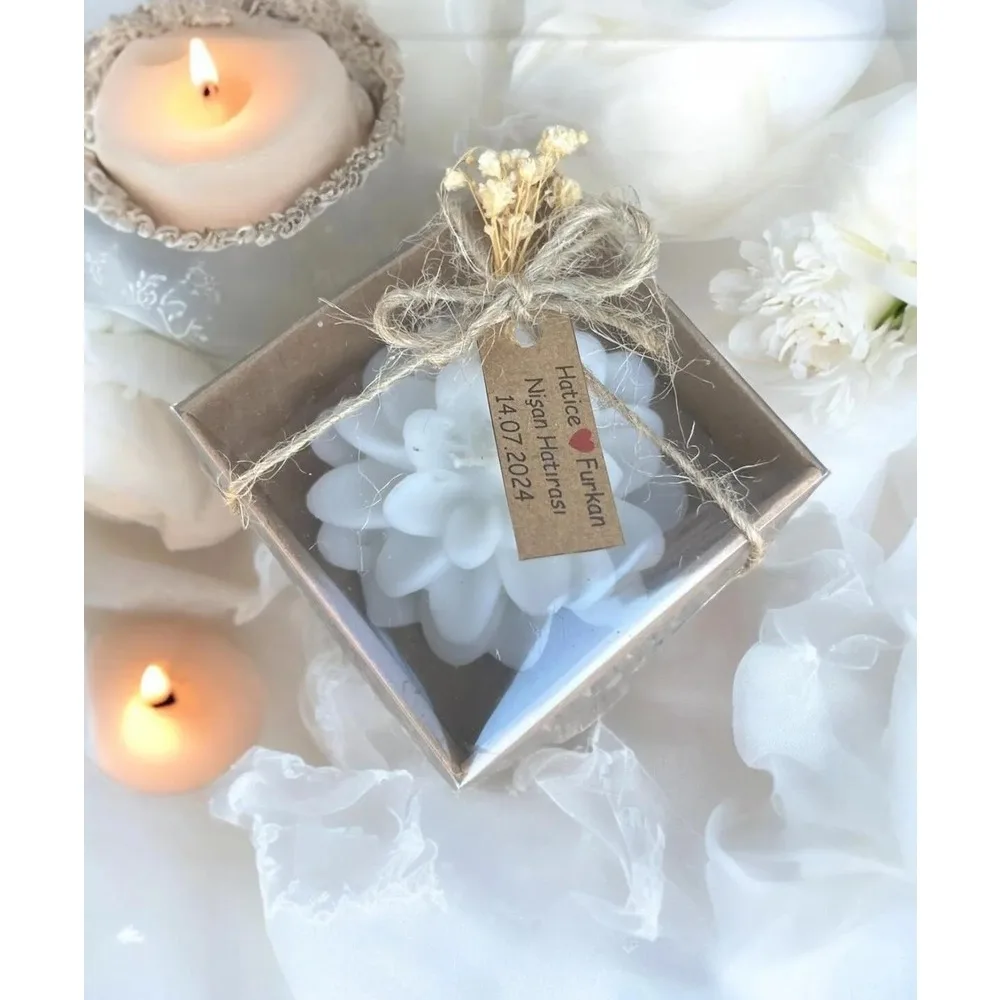 

Customizable Wedding Candle Favors,Wedding Gift For Guests,wedding favors for guests,Baptism Gift Box Set, Bridesmaid Candle, Flower Candle, Babyshower Gift, Aroma Candle Souvenir Gift Box For Baby Shower Bridal Shower