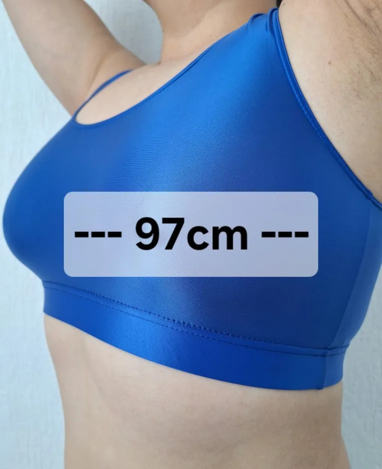 Women's Sports Crop Tops Glossy U Neck Tank Tops Solid Color Camis Vest Tops for Sportswear Gym Workout Running Fitness Yoga photo review
