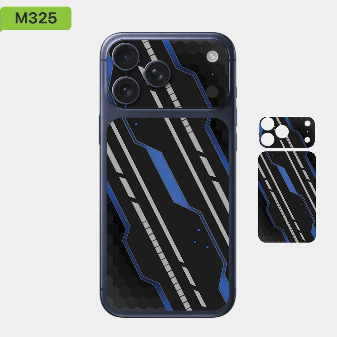 Skin Vinilo para iPhone 17 Pro max/iPhone 17 Pro, Colección Nexa Skins, Cam y Batería, BC0033