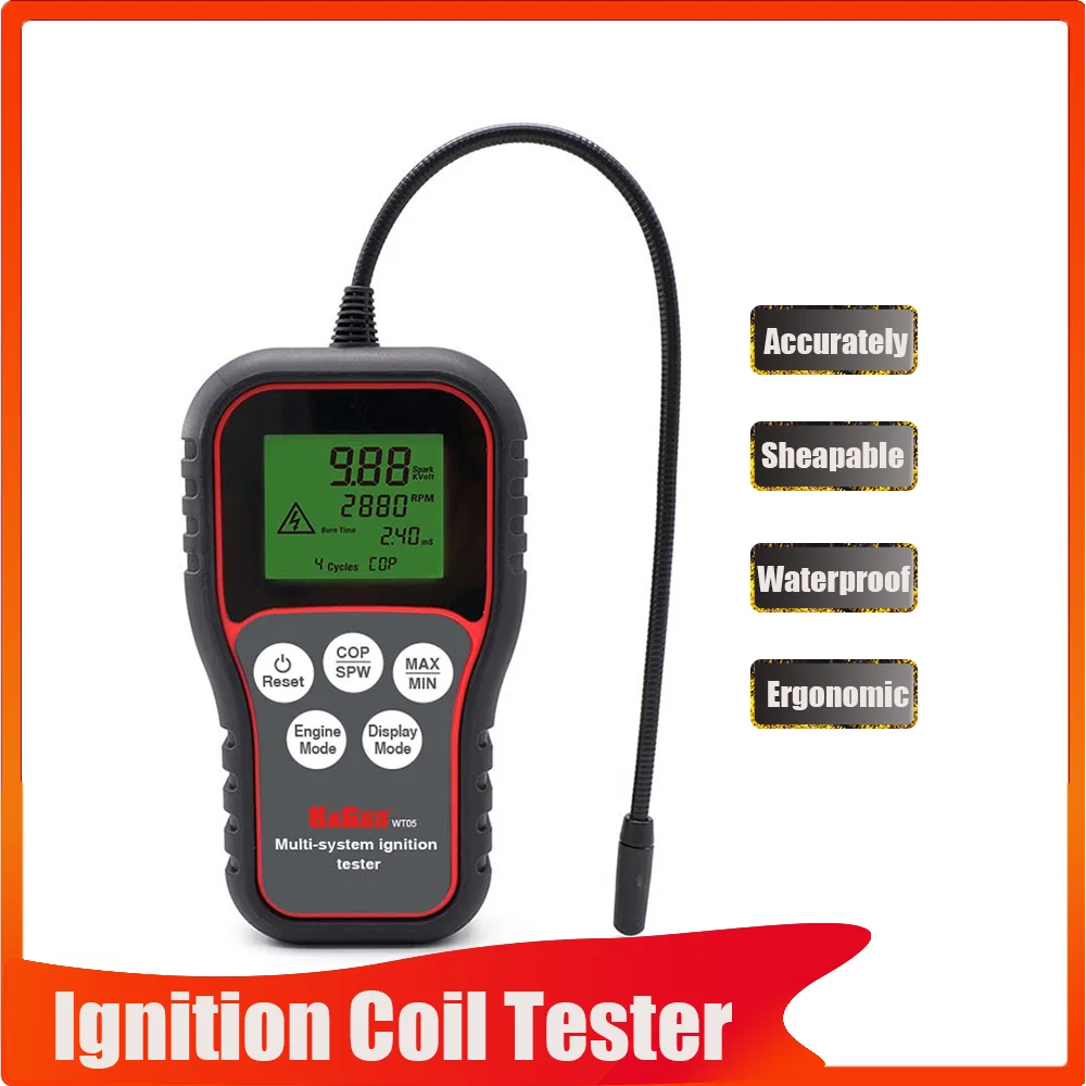 Car Check Mulitple System Ignition Coil Tester Analyzer Inspect Spark Plug Capacitive Sensor Rapid And Accurate Locate The Fault