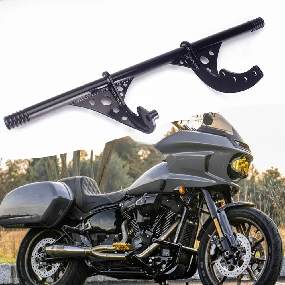 Dla miękka końcówka Harley Street Bob Low Rider Fat Bob FXST 18-up przód Crash autostrady kołki Bar osłona silnika motocykla Protector zderzak — zdjęcie 2