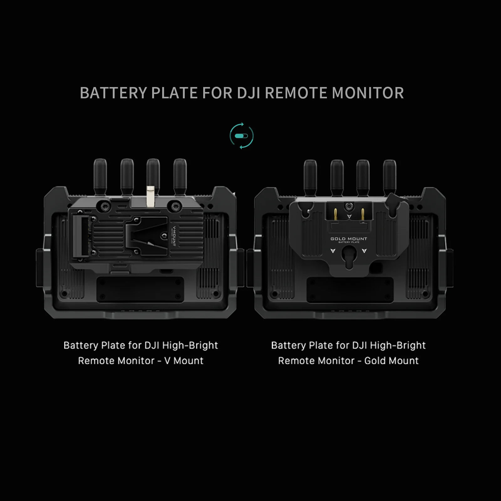TILTA TGA-HRM-BTP Gold / V Mount แผ่นแบตเตอรี่สําหรับ DJI High-Bright Remote Monitor สําหรับ DJI Transmission