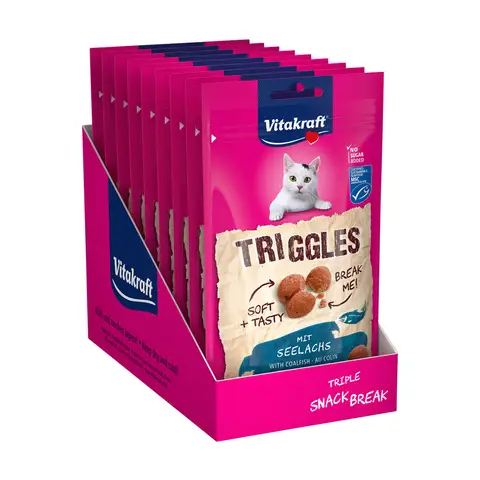 비타크래프트 트리글스 고양이간식 코어피쉬 40g x 9개