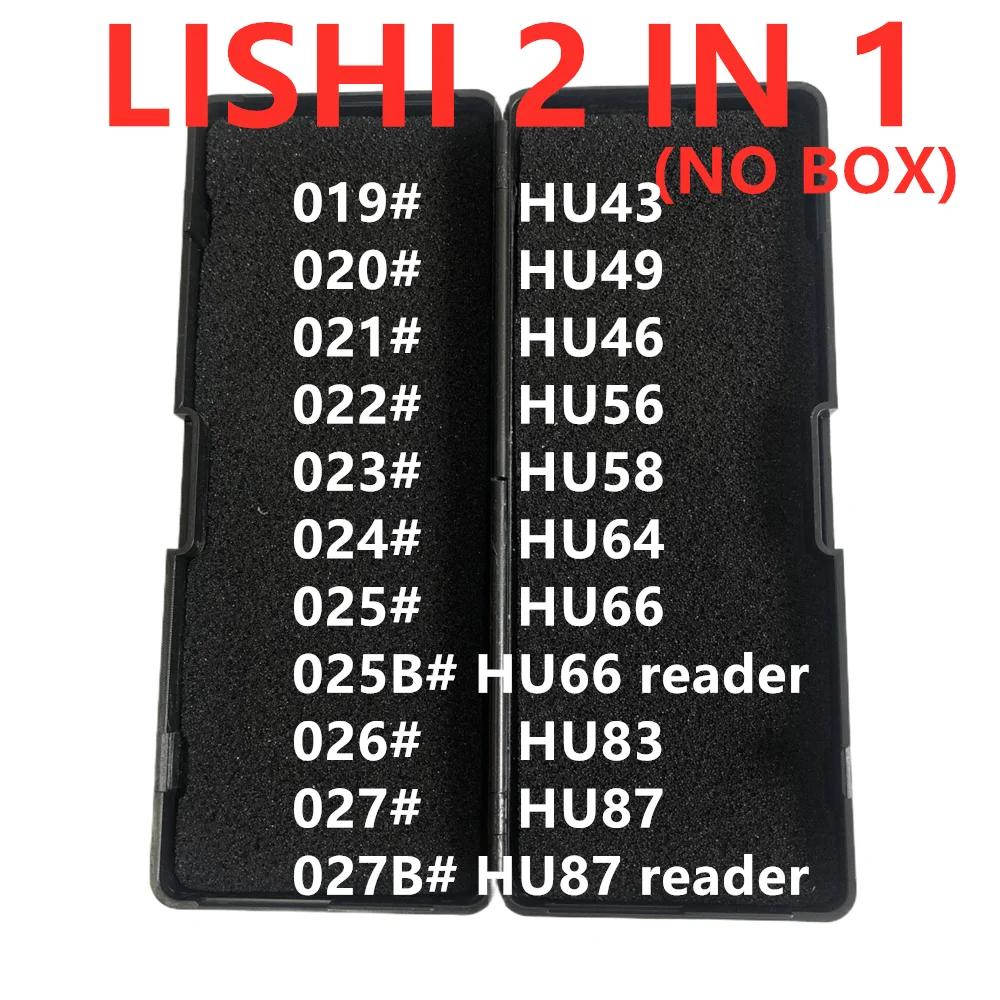 No Black Box LiShi 2 in 1 HU43 HU49 HU46 HU56 HU58 HU64 HU66 HU83 HU87 reader 2IN1 Locksmith Tools Lock smith Supplies