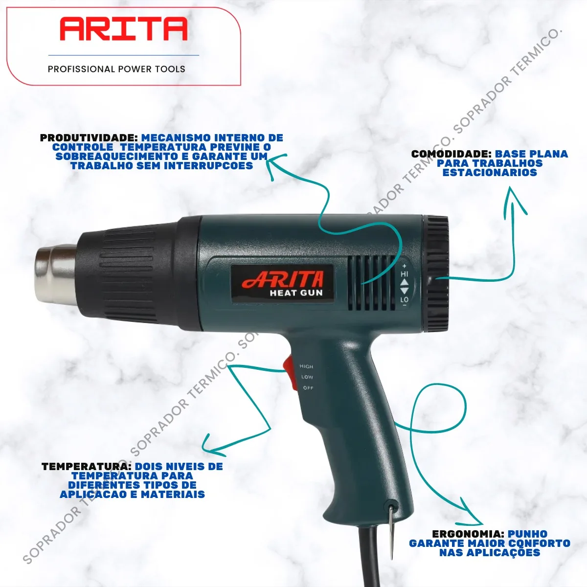 Soprador Térmico Elétrico Arita Mod 9