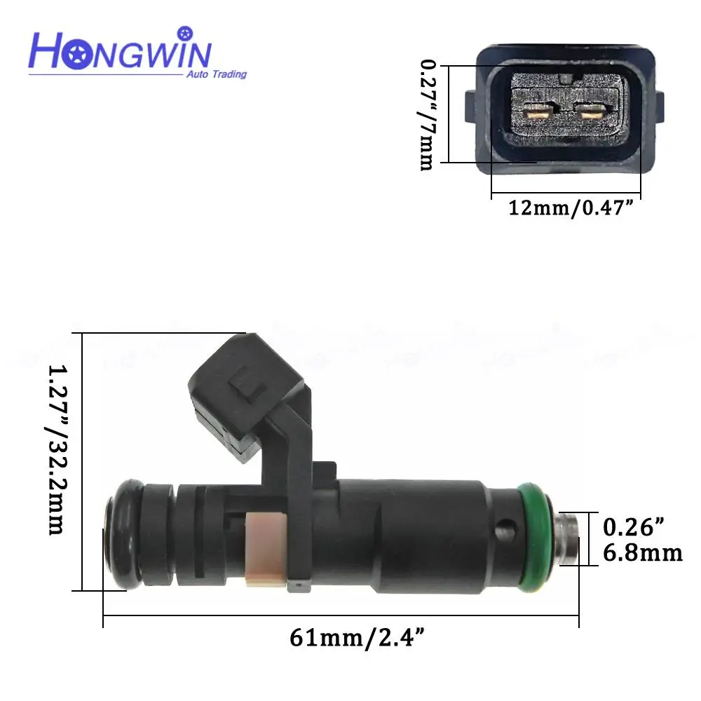 7163001198 5WY-2805A 5WY2805A 5WY-2805 5WY2805 Car Fuel Injection Nozzle Plug For Hyundai Kia Pride Van Kombi 1.1 1.3 1.6 16V