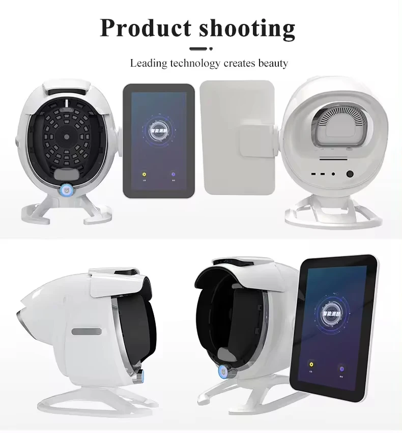 36 Million Pixel 8 Spectral Image AI Intelligent Face Scanner skim Analyzer Machine 3D Facial Visia skim Analysis Machine