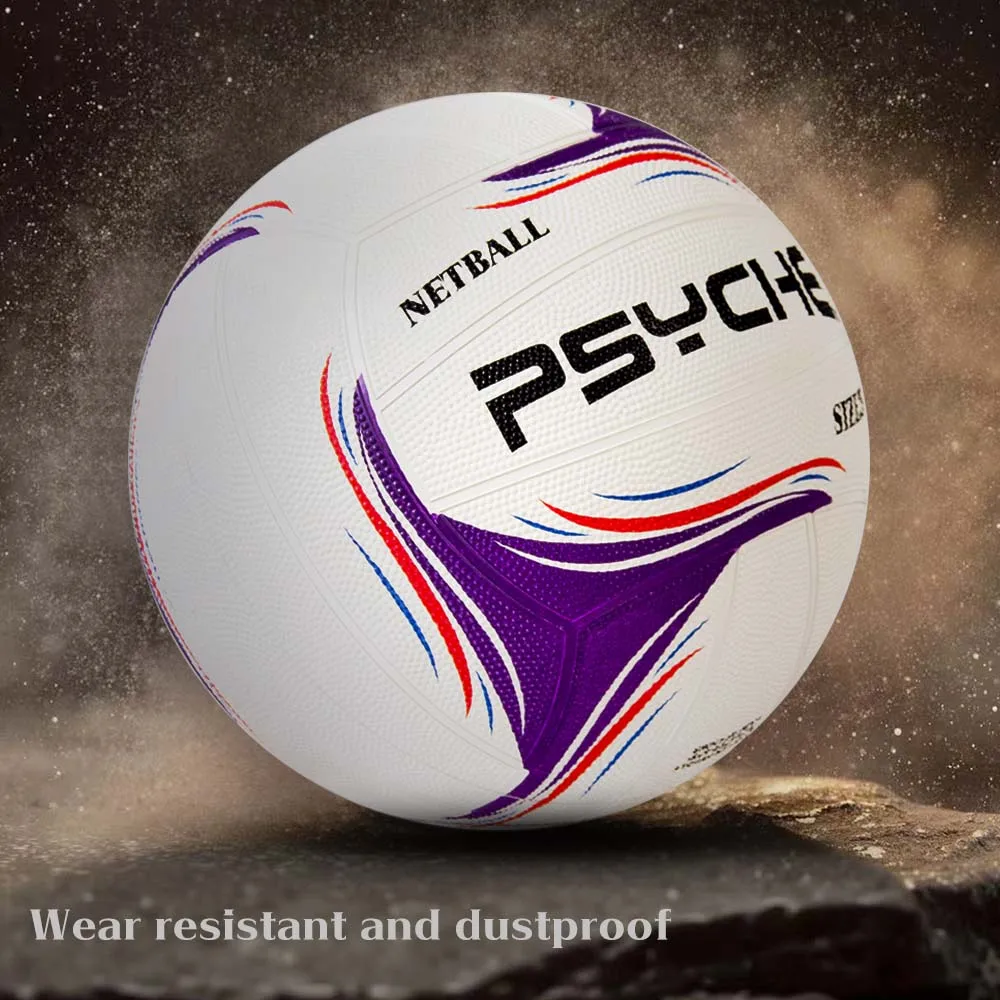 كرة شبكية مطاطية متينة من PSYCHE مقاس 5، كرة تدريب داخلية وخارجية لممارسة الفريق، لعب كرة السلة الترفيهي دون عائق