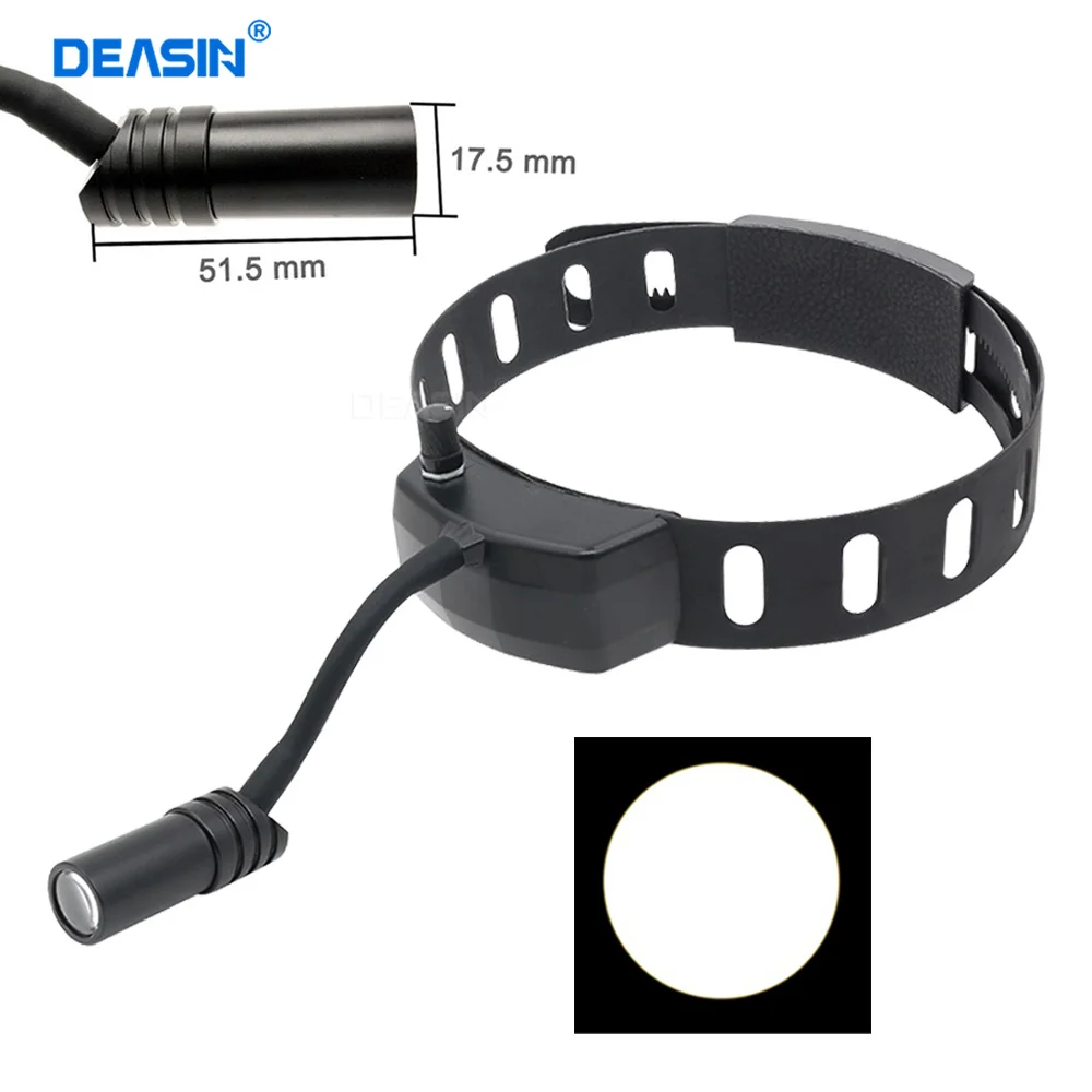 Dental Surgery 5W LED Headlight Medical Headband with Good Concentration for Surgical Inspection Dental Equipment