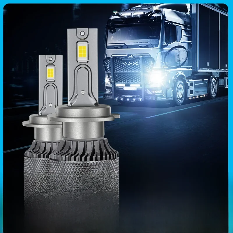 2 szt. H7 LED 24V LED do ciężarówek, lampy LED H4, LED H3, LED H1, światła LED HB4 9006, HB3 9005, reflektory LED, żarówki LED H11, 9012 HIR2 LED — 2