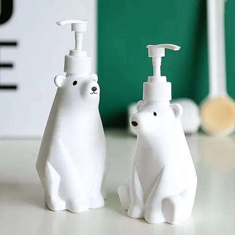 북극곰 디스펜서 샴푸통 세제통 리필용기 주방 욕실디스펜서 샴푸디스펜 주방세제용기 펌핑용기 펌프용기